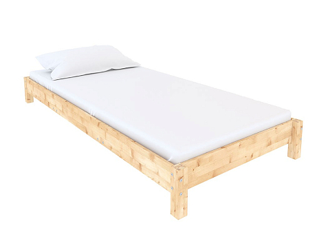 Металлическая кровать Happy - Односпальная кровать из массива сосны.