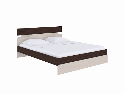 Кровать в стиле минимализм Milton - Современная кровать с оригинальным изголовьем.