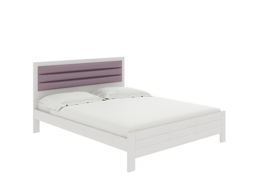 Кровать Prima 80x190 Ткань/Массив Тетра Бежевый/Слоновая кость (сосна) - Кровать в универсальном дизайне из массива сосны.