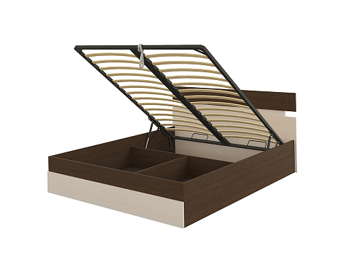 Кровать Кинг Сайз Milton с подъемным механизмом - Современная кровать с подъемным механизмом.
