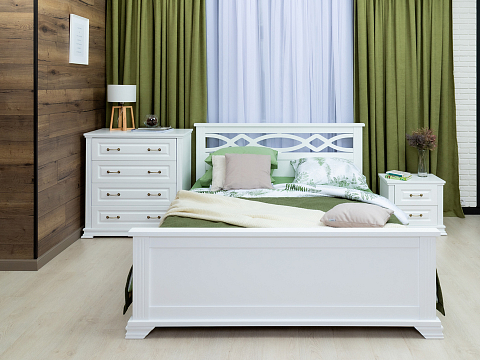 Кровать с основанием Niko - Кровать в стиле современной классики из массива